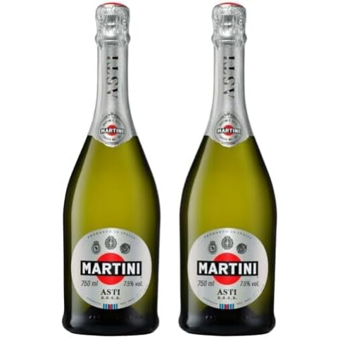 Martini Asti Spumante Sparkling Wine, 75 cl (Pack 2)
