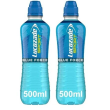 LUCOZADE SPORT BLUE FORCE 500ml x 12 (Pack 2)