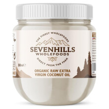 Sevenhills Wholefoods 500ml Organic Extra Virgin Raw Coconut Oil (Cold