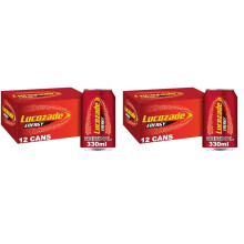 Lucozade Energy Original 12 x 330ml (Pack 2)
