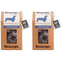 Teapigs Darjeeling Earl Grey Tea Bags Made w/ Whole Leaves