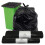 Abbey 20 Black Wheelie Bin Liners 240l Capacity 1