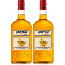 Mount Gay Eclipse Barbados Golden Rum, 70cl (Pack 2)
