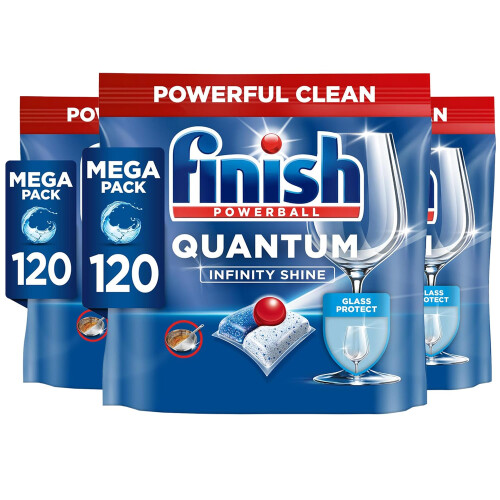 Finish Finish Quantum Infinity Shine Dishwasher Tablets Bulk, Regular)