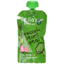 Ella's Kitchen Stage 1 From 4 Months Organic Broccoli, Pear & Peas