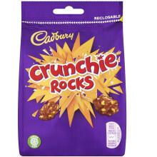 Cadbury Crunchie Rocks Sharing Bag 130g (Pack 5)
