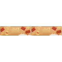 Lindt Gold Bunny Gold Bar Milk Chocolate 300g - Easter, gift (Pack 2)