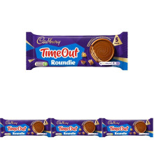 Cadbury Time Out Roundie, Generously Thick Chocolate Covered Wafer, of