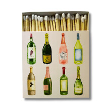 Curator Home Luxury Gift Long Safety Matches I Stylish Square Matchbox