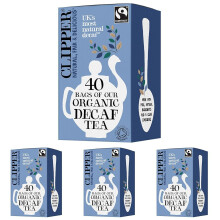 Clipper Organic Everyday Decaf Tea Bags | Natural, Unbleached, Plant