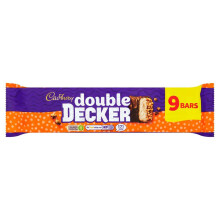 Cadbury Double Decker Chocolate Bar, Layers of Nougat & Crispy Cereal