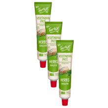 Tartex Organic Herb Pate Tube, 200g (Pack 3)