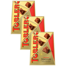 Toblerone Truffles, Milk Chocolate w/ Honey & Almond Nougat Filling