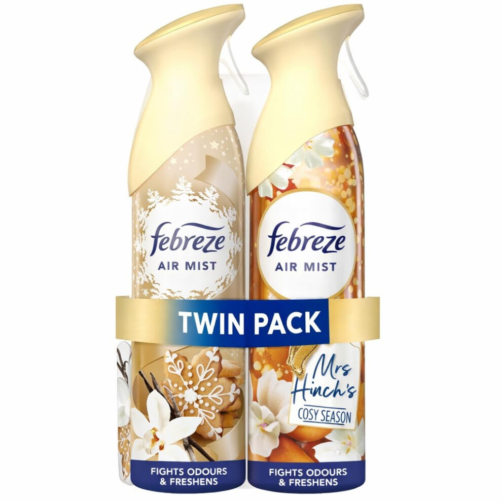 Febreze Air Freshener Cosy Cookie Spray 185Ml X 5 | Odour Eliminator