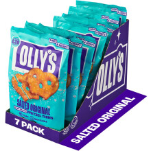 Olly's Pretzel Thins, Original Salted, 140g, Bigger Sharing Bag