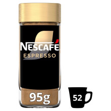 NESCAFÉ Espresso Instant Gold Blend Coffee, Rich Crema, 100 Percent