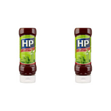 HP Sauce Mild & Tangy Fruity Sauce, 470g (Pack 2)