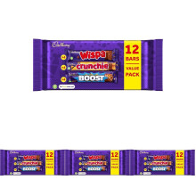 Cadbury Chocolate Bars, Includes 4 x Boost's, 4 x Crunchie's & 4 x