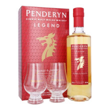 Penderyn Legend, Single Malt Welsh Whisky Gift Pack