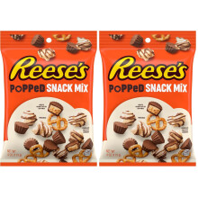 Reese's Popped Milk Chocolate Peanut Butter Snack Mix 113g (Pack 2)