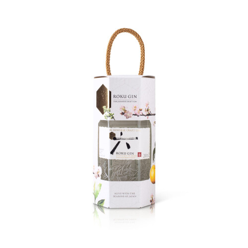 Roku Roku Japanese Craft Gin Gift Pack - 200ml Bottle