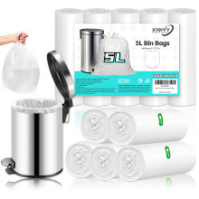 Bin Bags 5l Mini Pedal Bin Liners 100 Counts Waste Garbage Bags