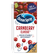 Ocean Spray Classic Cranberry Juice Drink - 30 x 200ml