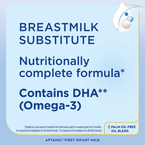 Aptamil Aptamil 1 First Infant Baby Milk Ready To Use Liquid Formula, From 2