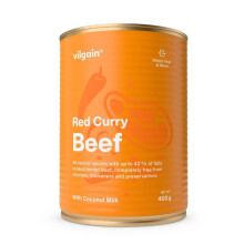 Vilgain Red Beef Curry Ready Meal (400g) - Thai - Style R2E Protein
