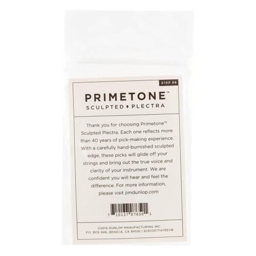 Dunlop Primetone Standard .96mm Sculpted Plectra (Grip) - 3 Pack 1