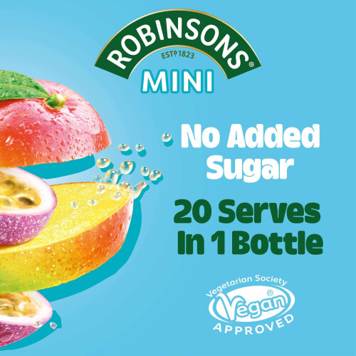 Robinsons Mini Passionfruit and Mango Concentrate, 66 ml 2