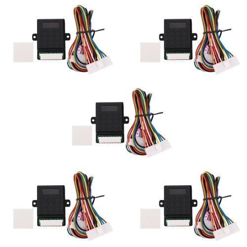 5X Universal Auto Fold/Unfold Side Rear View Mirror Folding Closer System Modules for All Car