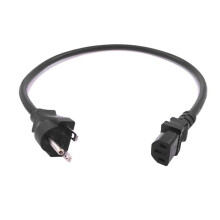 2X US NEMA 6-15P Naar IEC320 C13 AC-Netsnoer, 15A/250V Computer 3X2,08mm Verlengkabel (US-Stekker)