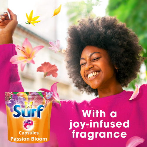 Surf Surf 3 in 1 Passion Bloom Laundry Washing Detergent Capsules joy 1