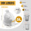 GINKGO 120 Counts Bin Bags, 5l Pedal Bin Liners, Clear Plastic Mini 2