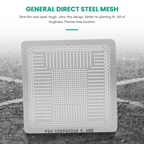 47Pcs/Set Direct Heat Reballing Universal Directly Stencils for Game Console PS3 CPU PS4 GPU  CXD 2