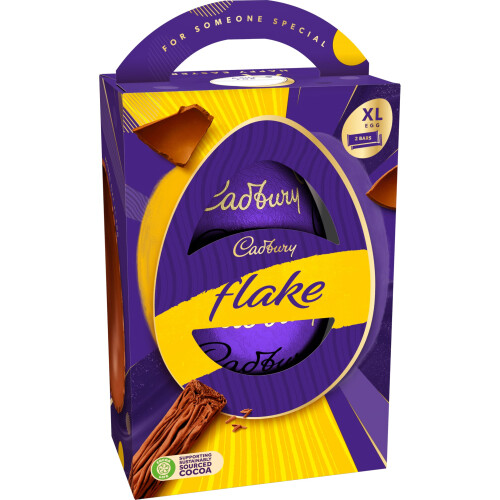 Cadbury Cadbury Dairy Milk Flake Chocolate Easter Egg, Includes 1 Extra 2