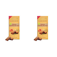 New Lindt Classic Vegan Salted Caramel 100g (Pack 2)