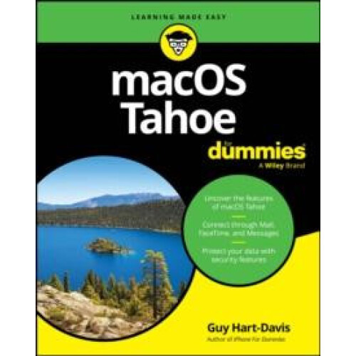 macOS Tahoe For Dummies by Guy HartDavis Paperback Book