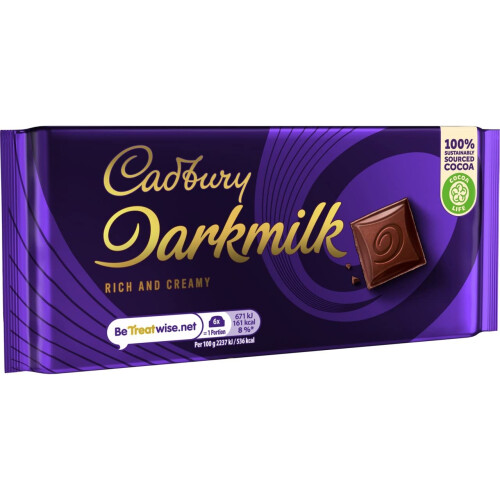 Cadbury Cadburys Dark Milk, 80g (Pack 4) 1