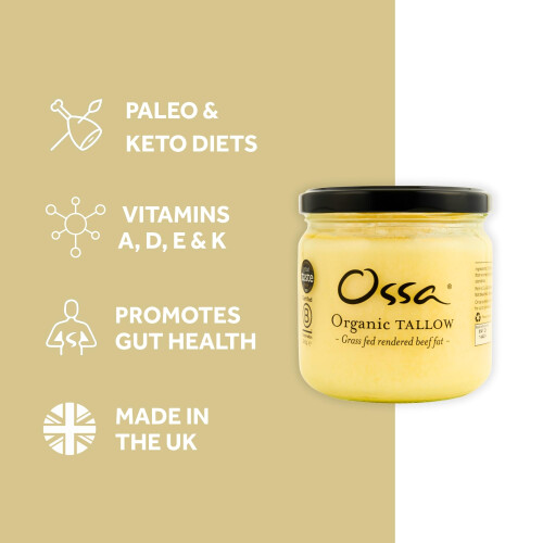 Ossa Organic Tallow | Traditional Beef Fat or Beef Dripping, British 2