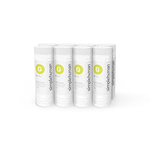simplehuman CW0409 code G Custom Fit Bin Liner Bulk Roll Pack, Plastic 1