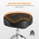 SONICAKE Saddle Drum Throne Adjustable Height Motorcycle Style Drum Stool Widened Seat for Practice and Performance 2