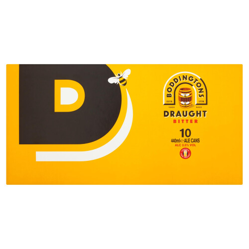 Boddingtons Draught Beer, 10 x 440ml cans 2