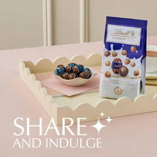 Lindt Lindt Whole Hazelnut Mini Eggs Milk Chocolate 130g 2
