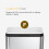 simplehuman CW0256 code F Custom Fit Bin Liner, White Plastic 4