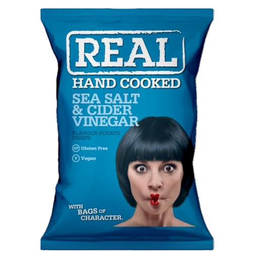 REAL Handcooked Crisps Sea Salt & Cider Vinegar 2