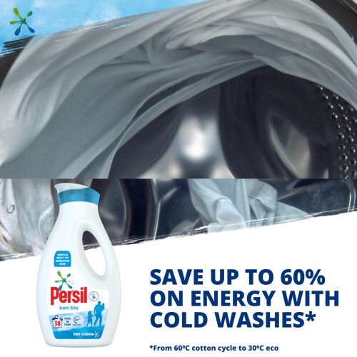 Persil Persil Non Bio Laundry Washing Liquid Detergent 100% recyclable bottle 1