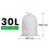 H Haya Home 30 Litre Apple Scented Drawstring Bin Bags 40 Kitchen Bin 2
