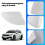 Right Side Wing Rearview Mirror Cover Shell Cap Housing for  2009-2017 Sharan 2012-2018   2014-2017 White 4